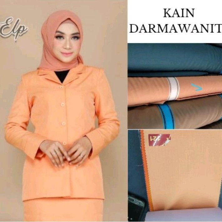 Kain Seragam Darma Wanita Halus 1.5 Meter