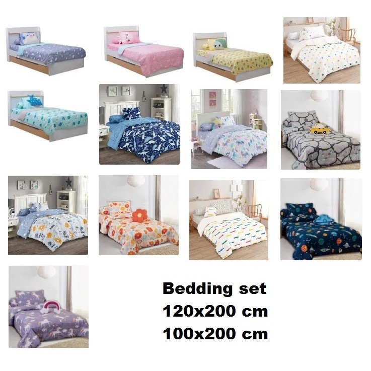 Informa 120x200 cm /  100x200 cm Bedding Set Seprai Anak Microfiber