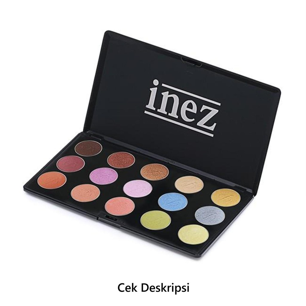 Inez Color Palette Eyeshadow Kosmetik Makeup Pengantin Eye Shadow Multi Warna Profesional
