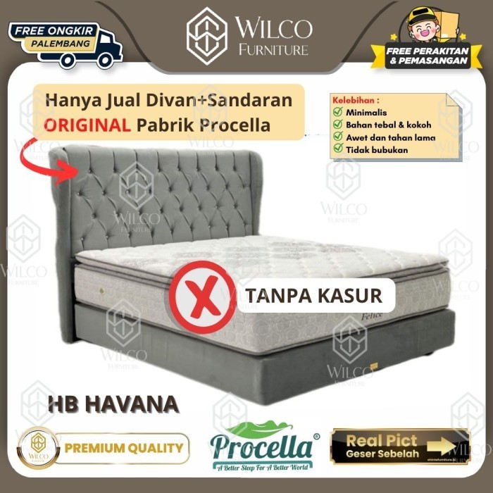 Divan Sandaran HB Havana Procella Original / Divan Sandaran Aja Ori