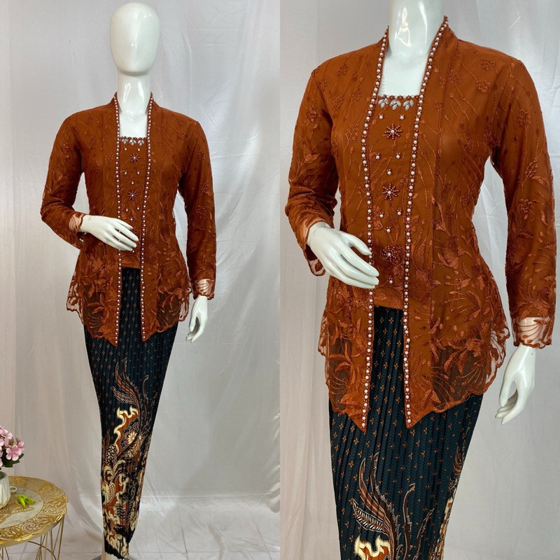 Kebaya Kutu Baru Payet Kebaya Modern  Kebaya Tunik  Setelan Kebaya Brokat  Kebaya Brokat  Kebaya Enc
