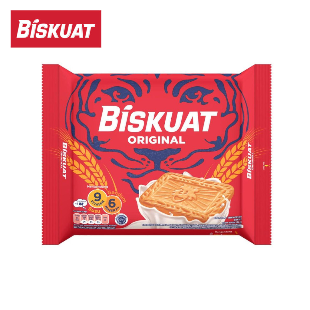 

Biskuat Biskuit Original Regular 106.4g, Jajanan dan cemilan favorit Anak Sekolah