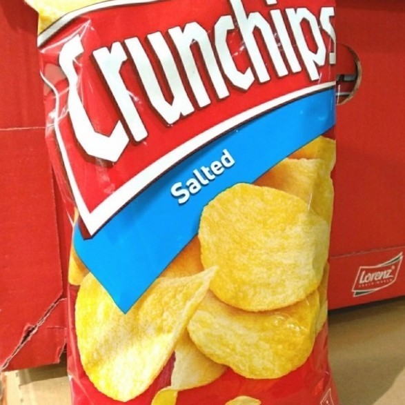 

lorenz crunchips salted chips 100gr Snack potato