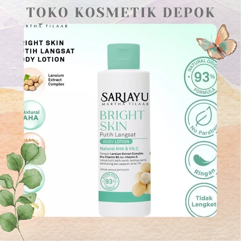 BODY LOTION PUTIH LANGSAT SARIAYU | BODYLOTION SARIAYU