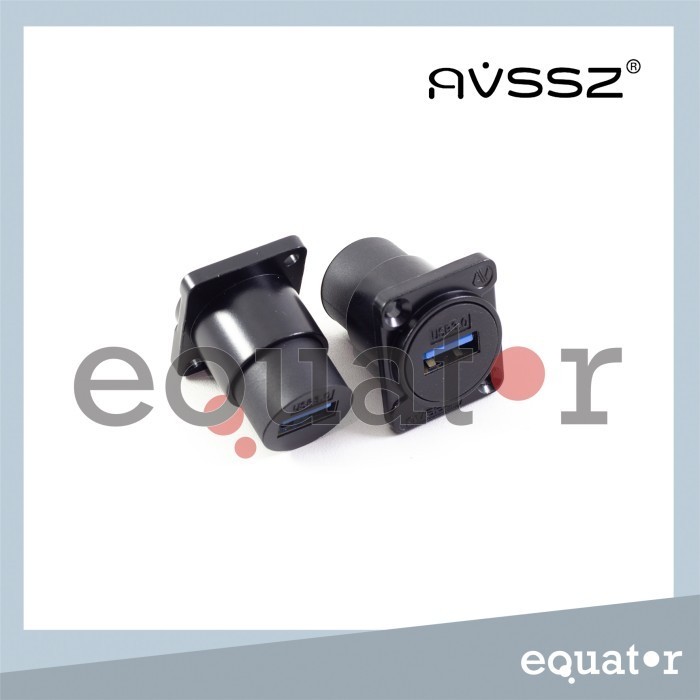 Socket Soket USB 3.0 to USB 3.0 Model Canon Male Black Hitam