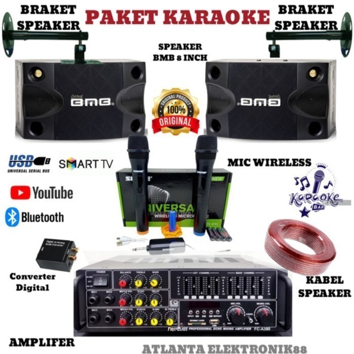 Promo Karaoke Set Speaker BMB Harga Termurah  Garansi 3 Tahun