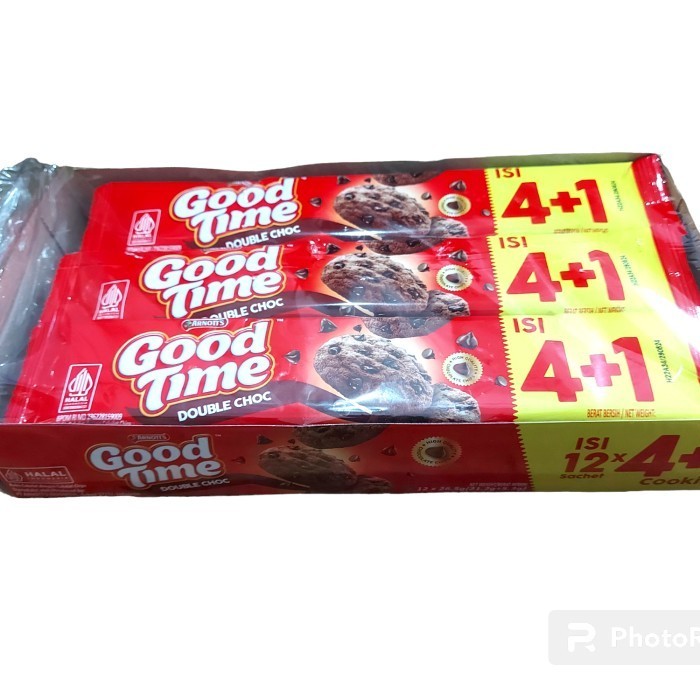 

good time cookies 1box isi 12pcs double choc rainbow claasic variasi