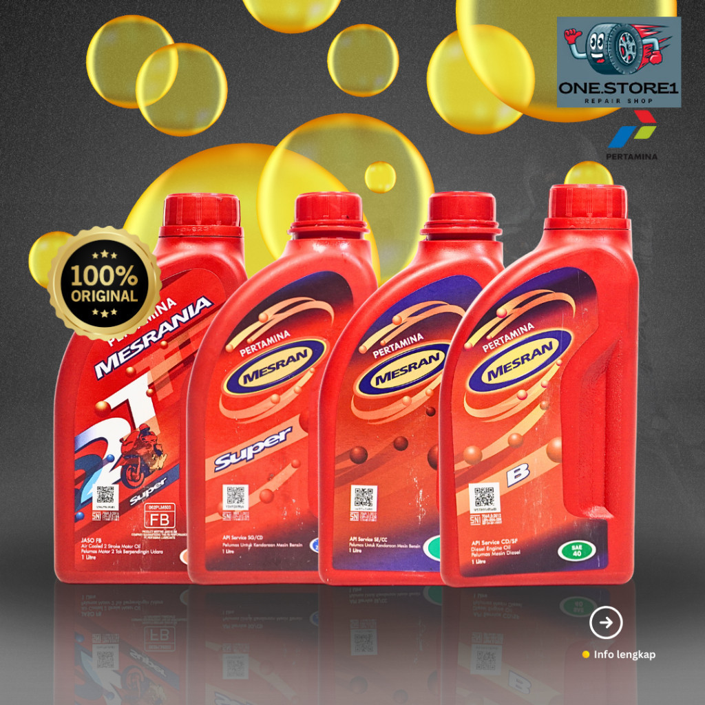 DJM OLI MESRAN PERTAMINA ORIGINAL MESRANIA 2T, MESRAN SAE 40, MESRAN 1L 0,8L, MESRAN SAE B 1L