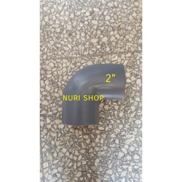 Elbow pvc 2" AW/ Keni/ Knee/ L sok sambungan pipa pvc 2 inch AW JAYA