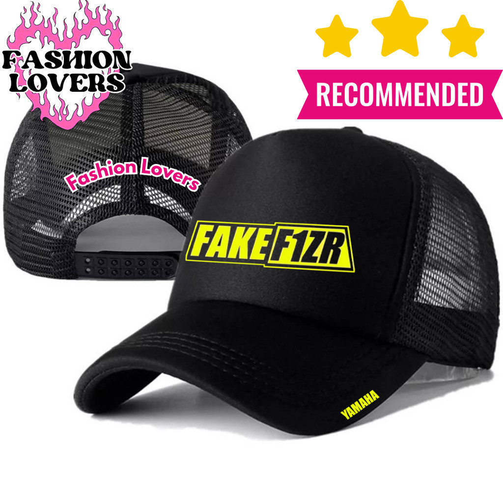 Fashion Loverz Topi Trucker YAMAHA F1ZR - Topi Distro YAMAHA FIZR Logo - Topi YAMAHA F1ZR Premium - 