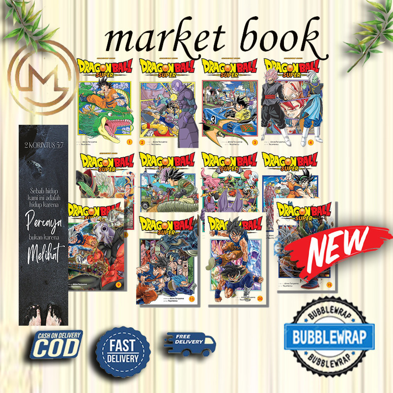 Komik Dragon Ball Super Vol. (1-21) (English) - Akira Toriyama