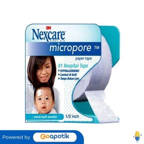 Nexcare 3m Micropore Paper Tape Hypoallergenic 1/2 In X 10 Yds