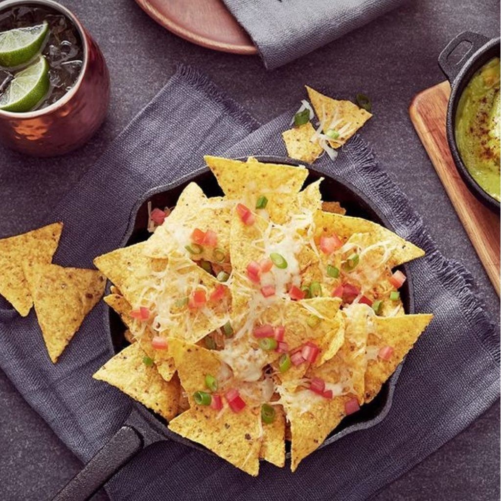

Yellow Corn Tortilla Frozen ( Kulit Nachos ) - 500gram Vegan Gluten FreeNoSugarAdded