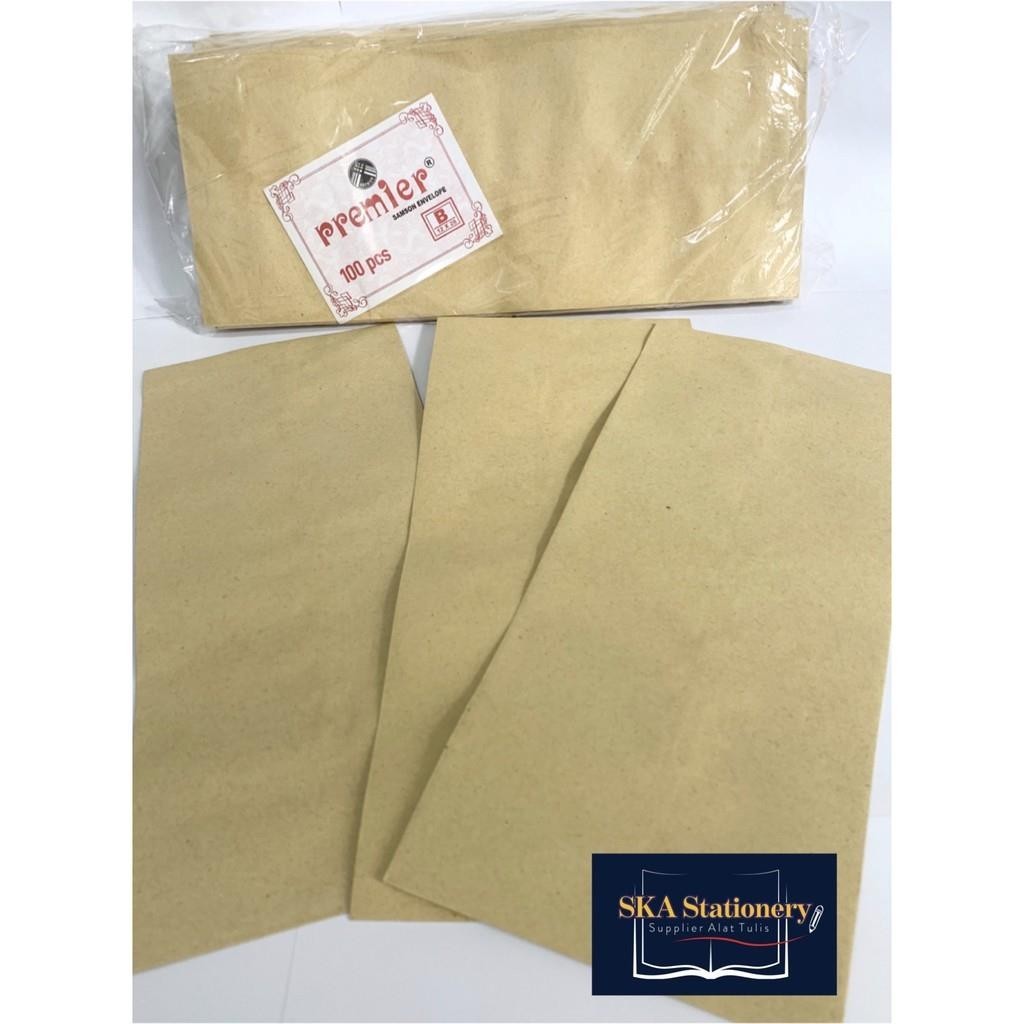 

Amplop Coklat Samson Premier B Ukuran 12 X 28 cm (Pak)