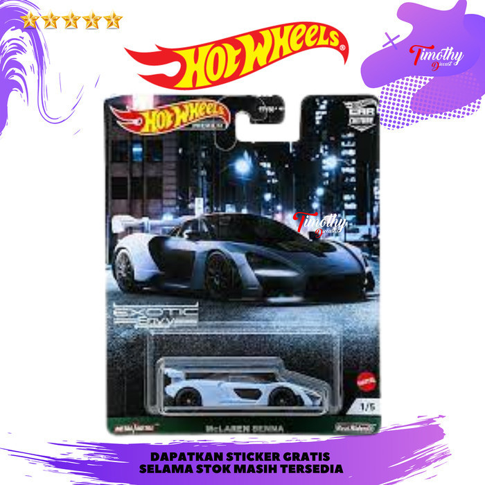 Hot Wheels Premium McLaren Senna Exotic Envy Car Culture
