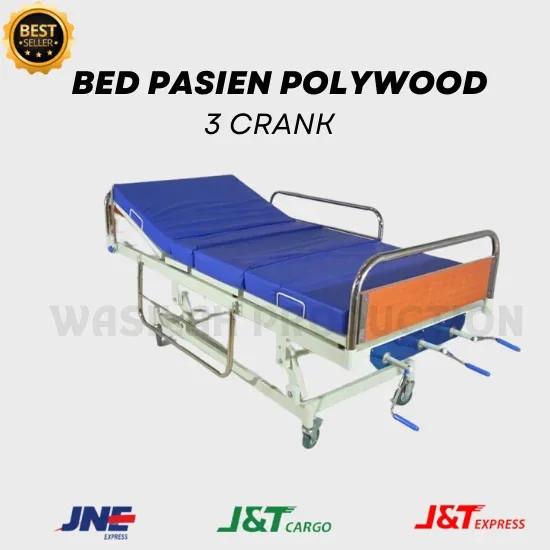 Bed Pasien 3 Crank Polywood