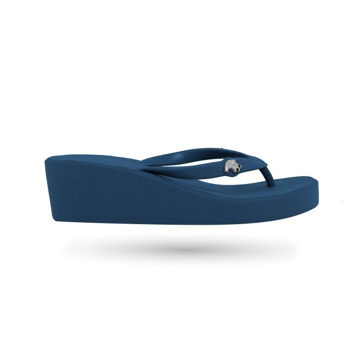 best -Fipper New Wedges S / Sandal Wanita / Blue Snorkel - 37