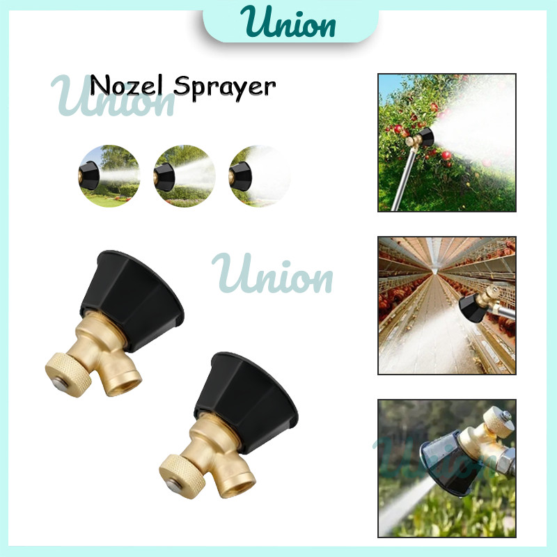 Sprayer Adjustable Nozel Sprayer Kabut Ujung Semprotan