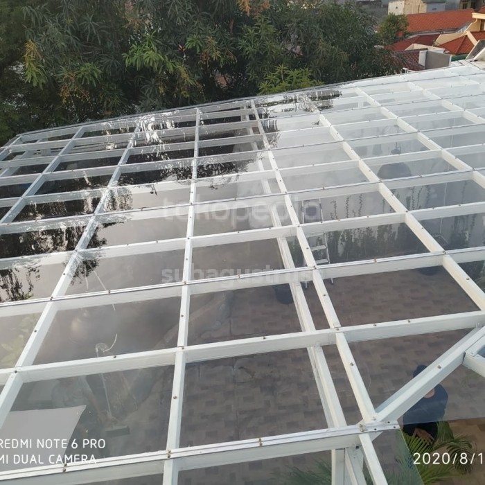 atap solarflat 3mm kanopi