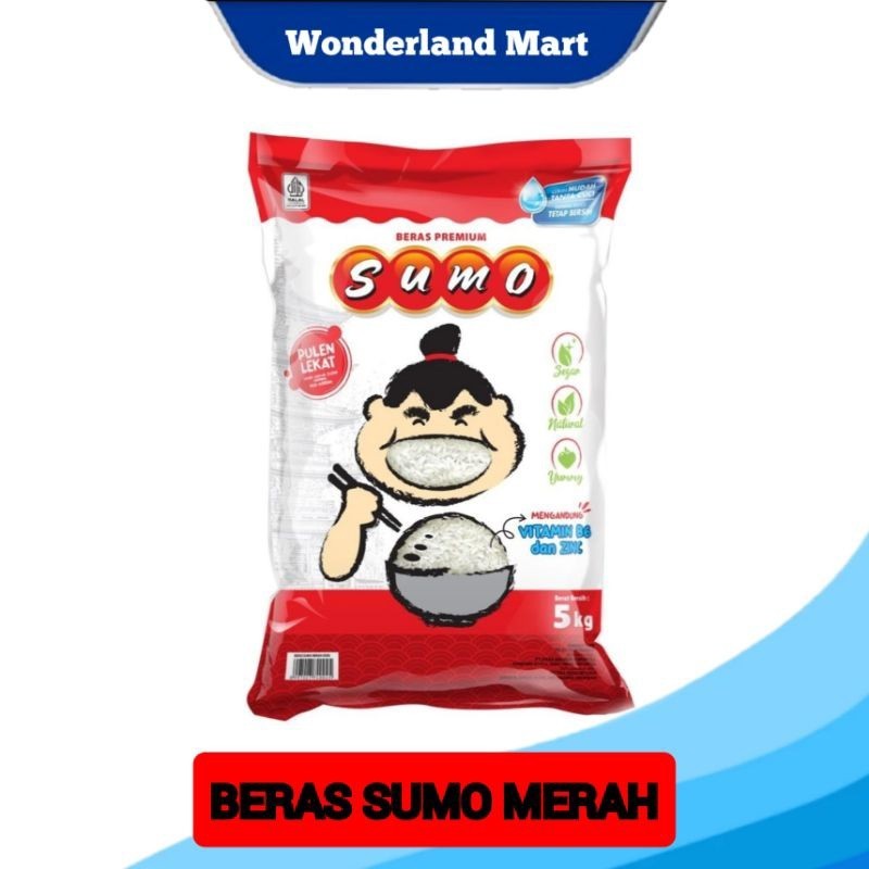 

BERAS SUMO KERAH 5KG BERAS PREMIUM 5KG BERAS PULEN KEMASAN BARU