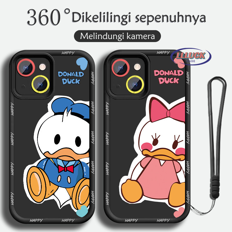 Applicable to Samsung A54 A53 A51 A50 bracelet mobile phone case Samsung A25 A24 Donald Duck 2A2 A34
