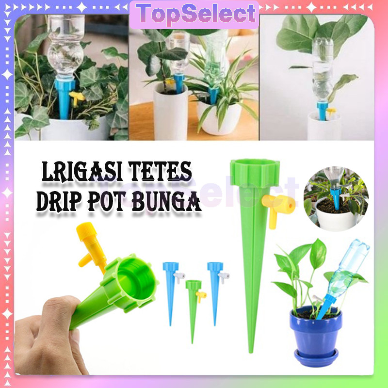 10pcs Alat Tetes Tanaman Otomatis/Irigasi Kebun Drip Tetes Botol/Irigasi Kebun Taman/Irigasi Tetes O