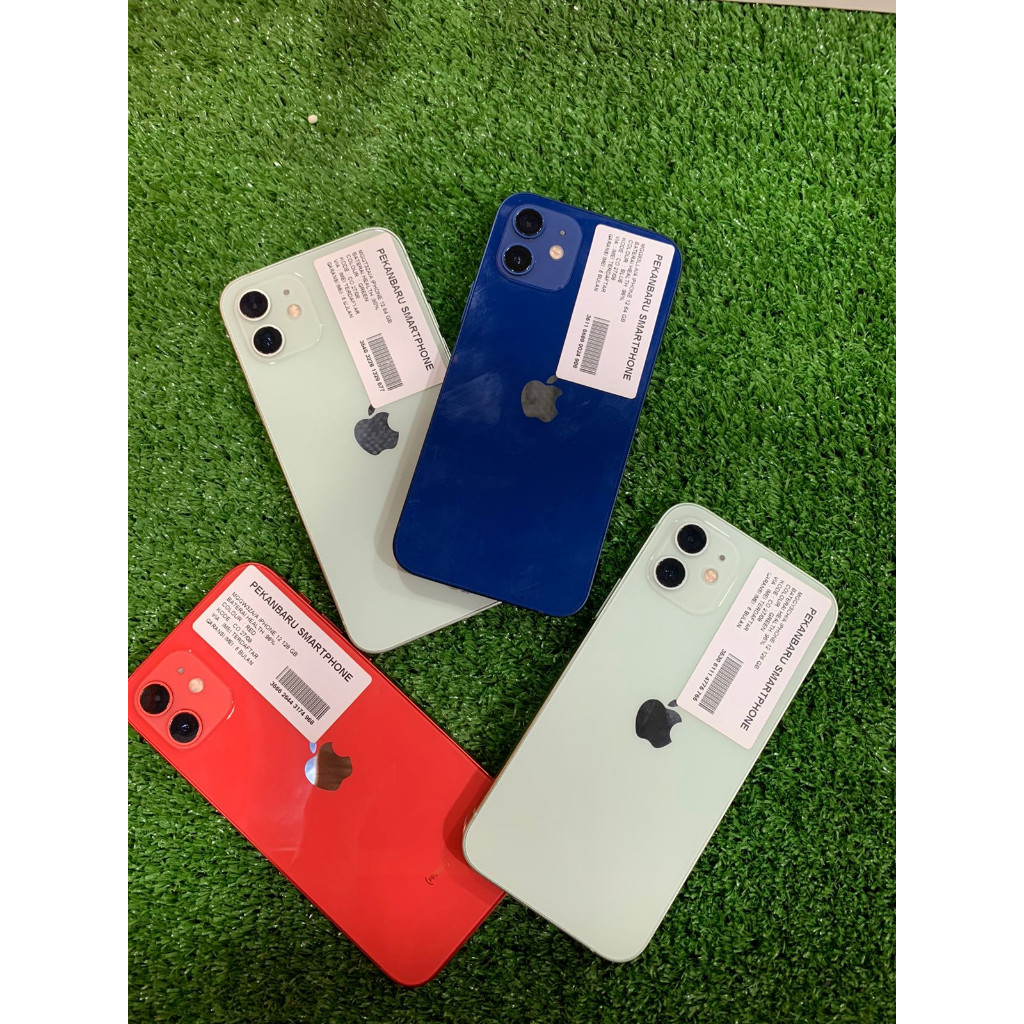 IPhone 12 64 dan 128 GB MULUSS DAN BERGARANSI RESMI TERDAFTAR ANTI BLOKIR