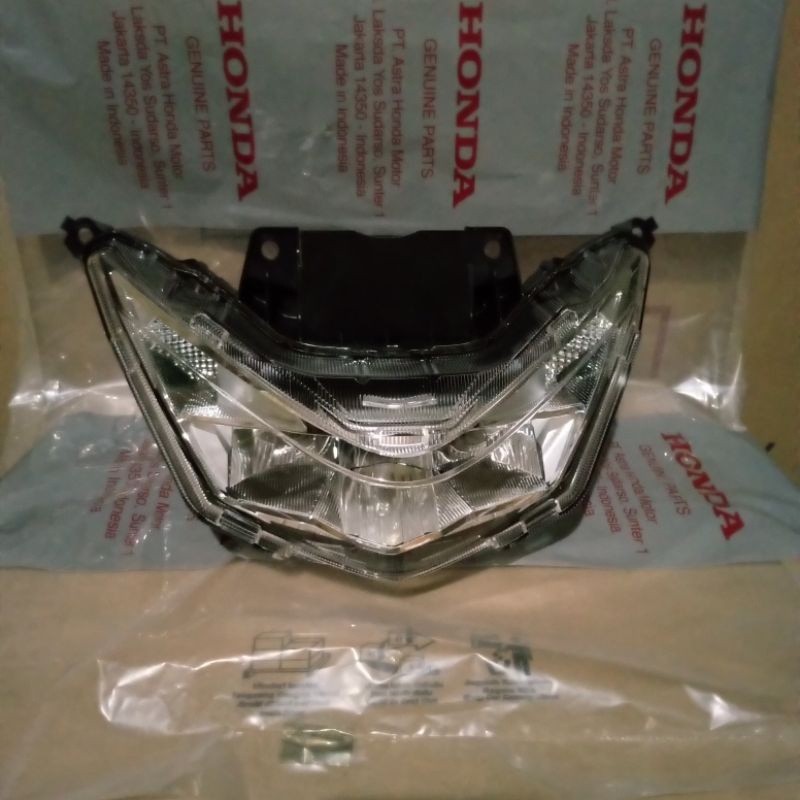 Mika + reflektor lampu depan beat led deluxe K1A original