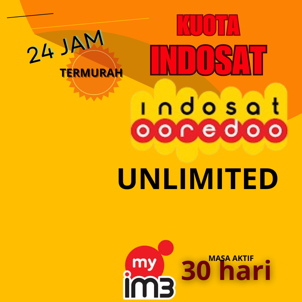 PAKET DATA KUOTA INDOSAT Freedom Internet full KUOTA  INDOSAT UNLIMITED