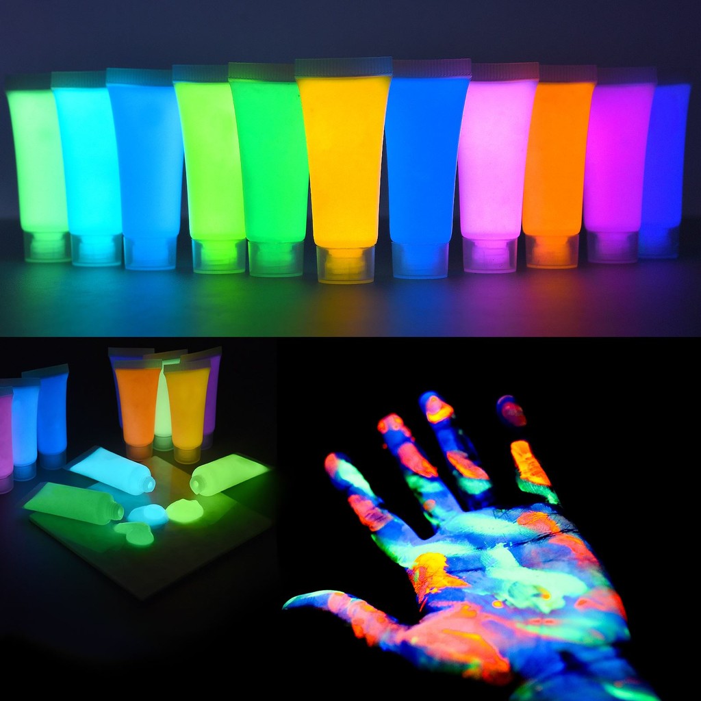 

Bright Hand-Painted Water-Based Noctilucent Paint Noctilucent Powder Fluorescent Liquid And Concentrated Noctilucent Material