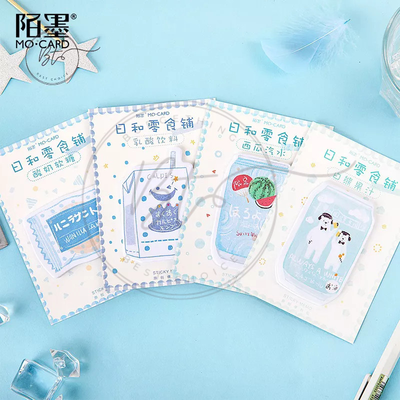 

Journamm.id Sticky note Korean Milk Notes | paper lucu Memo tempel korea | Post it Korea