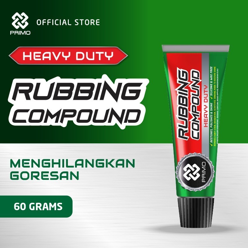 [RP] PRIMO Rubbing Compound 60 Gram - Heavy Duty / Penghilang Baret Kasar Mobil