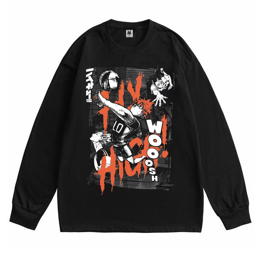Patternmerch "haikyu hinata shoyo" Oversize T-Shirt | Longsleeve Oversized | washing tee | Kaos