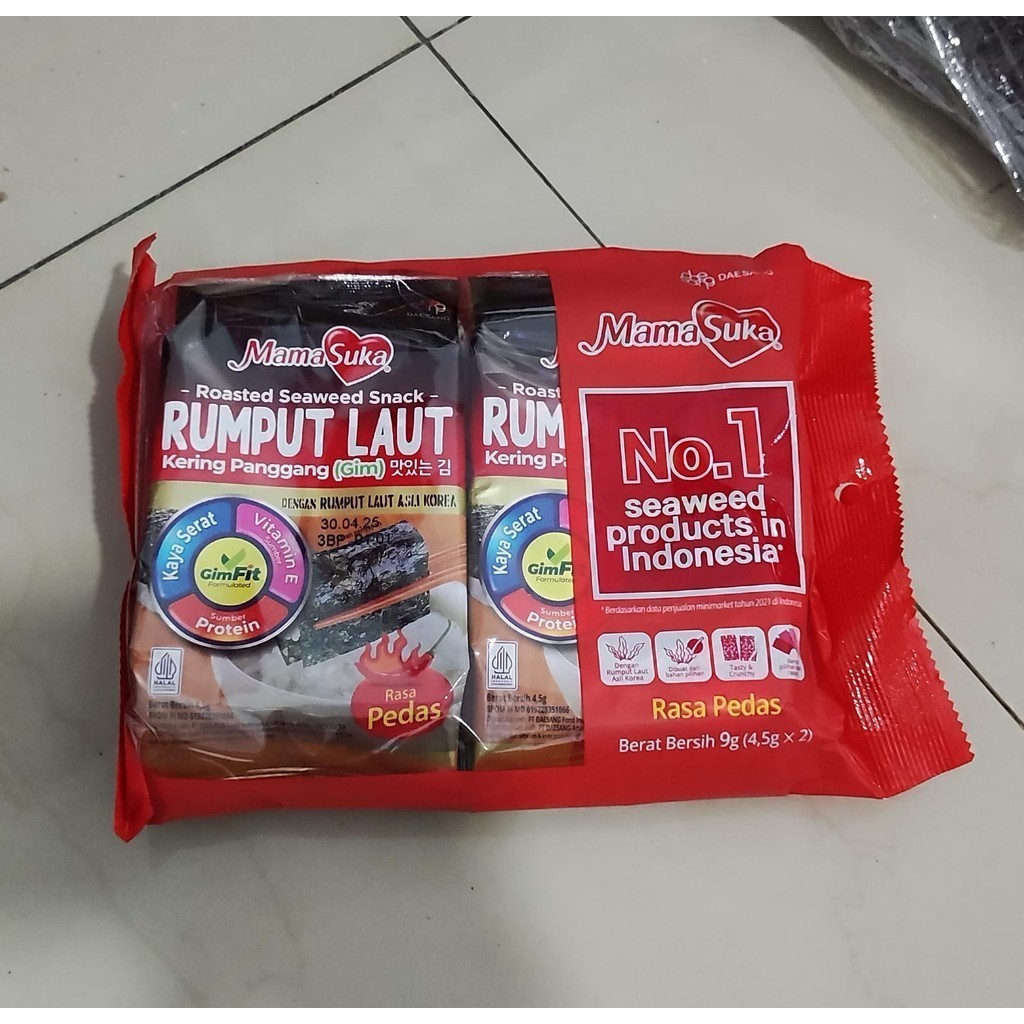 

Rumput Laut Mamasuka Varian Rasa PAK