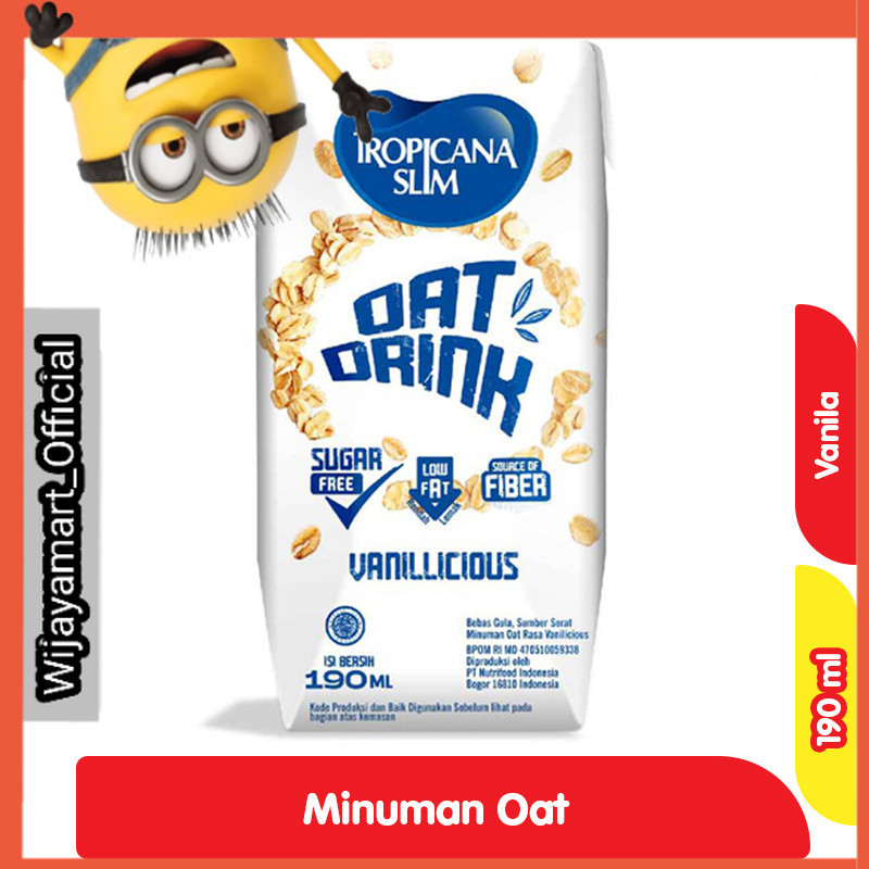 

Tropicana Slim Minuman Oat Vanila 190 ml