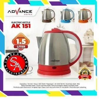 Electric Kettle Yundai Type:EK-18A (Khusus Medan-GOJEK)