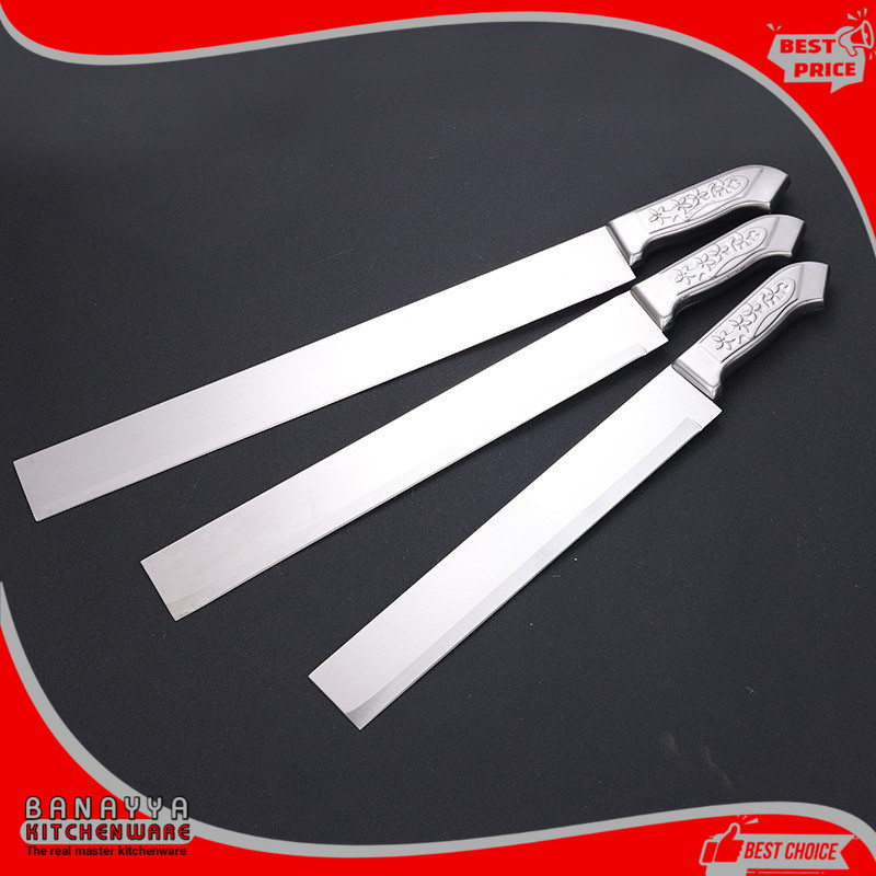 Pisau Buah semangka melon Stainless steel anti karat panjang