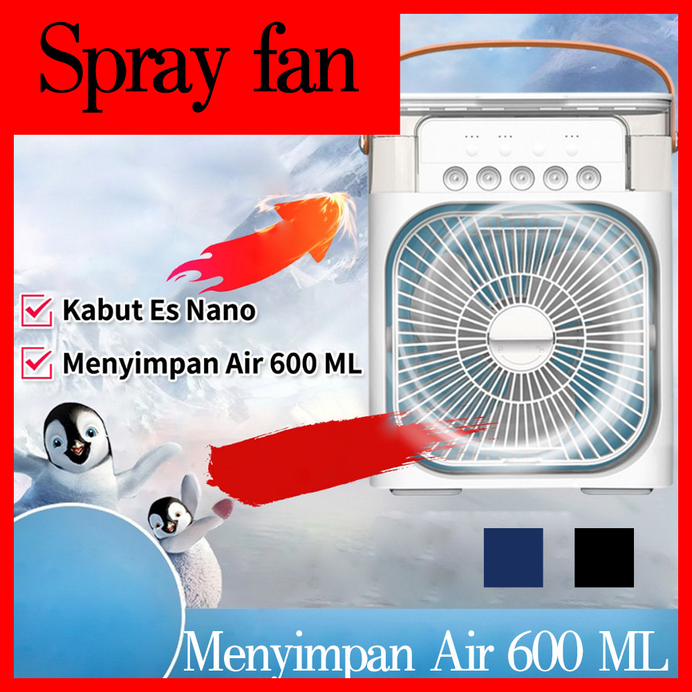 Kipas Penyejuk Pendingin Mini AC Cooler Fan Portable Mobil-Ruangan Dingin Kantor Ruangan