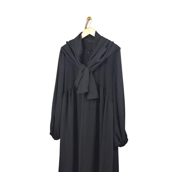 ✨BISA COD✨ - ABAYA LUNA SET PASHMINA OVAL - BAJU GAMIS SETELAN HIJAB TERARU JUMBO - Coklat Susu, Gam