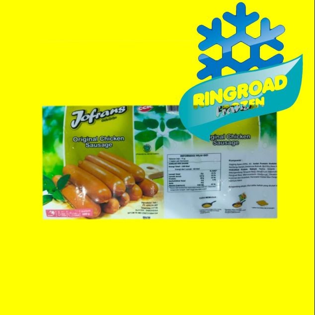 

JOFRANS SOSIS BAKAR AYAM MINI 500 GR - 12 PCS