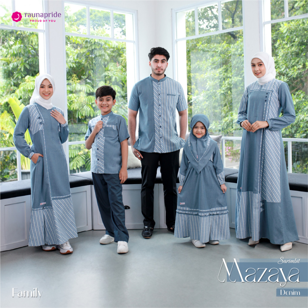 Sarimbit Mazaya Gamis Remaja / Dress anak Remaja by Rauna