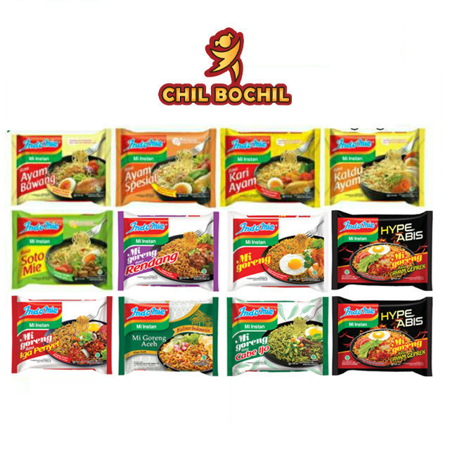 

INDOMIE KUAH & GORENG 69 GRAM - CHIL BOCHIL