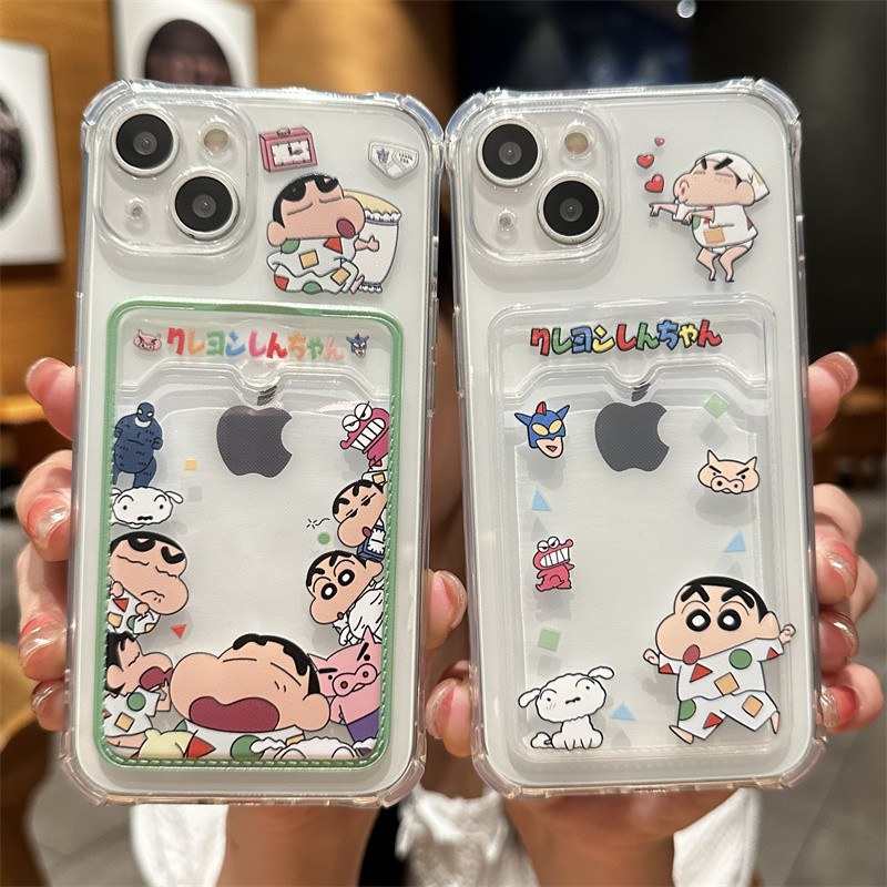 Crayon Shin Chan Casing OPPO A60 A5s A12 A11k A9 2020 A5 2020 A58 4G A94 Shockproof Softcase OPPO A1