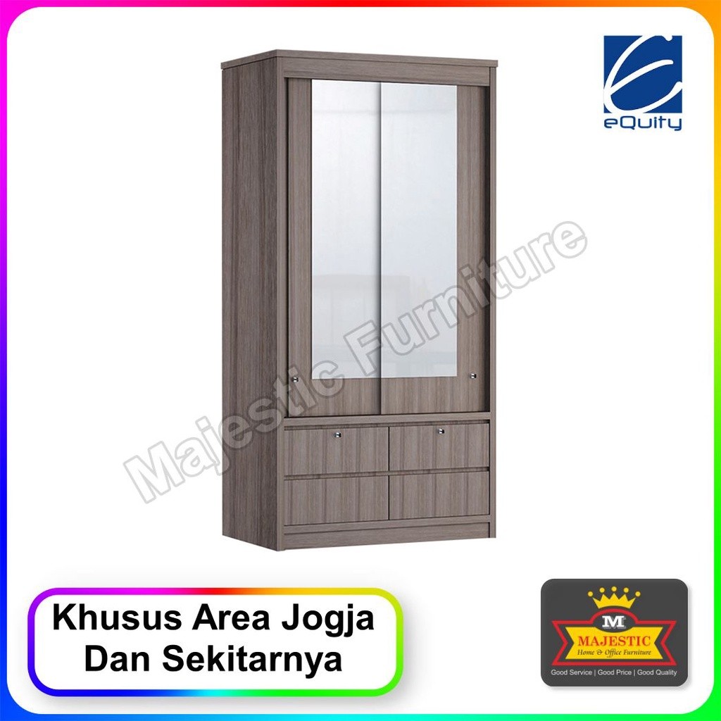 Lemari Pakaian Pintu Sliding - Equity LP 293 SL - Jogja