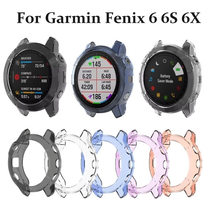 Case TPU Silikon Garmin Fenix 6 Fenix 6s Fenix 6x / Bumper Silicone Case TPU Fenix 6 Fenix 6s Fenix 