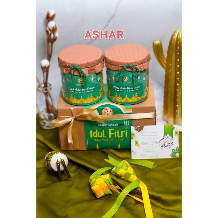 

DISKON Hampers Parsel Kue Kering Cookies Parcel Paket Lebaran Natal Imlek - Almond Oatmeal