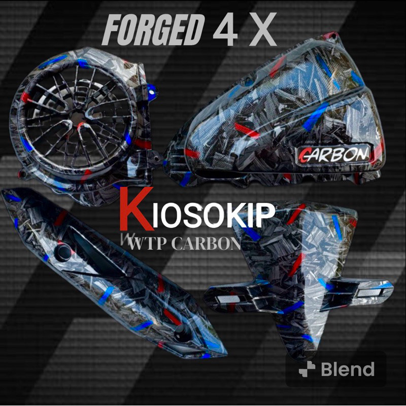 AS56TY paket carbon forged beat esp carbon Forged wtp beat 2017-2019