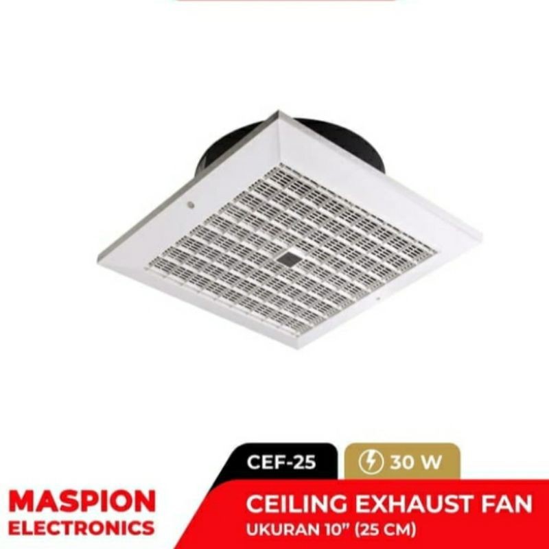 Ceiling Exhaust Fan Maspion CEF-25 / Kipas Angin Hisap Maspion CEF25 CEF 25 CEF-25