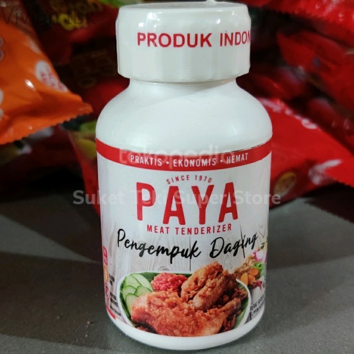 

vv Paya Pengempuk Daging / Daun Pepaya 70gr Meat Tenderizer TOP Quality