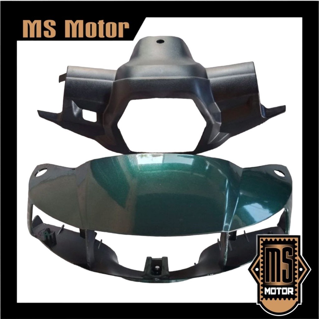 Batok kepala depan tornado / shogun kebo totok depan tornado / shogun kebo warna hijau botol